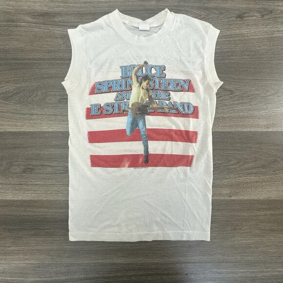 Vintage Bruce Springsteen And The E-Street Band Shirt Born In The USA 1984 1985